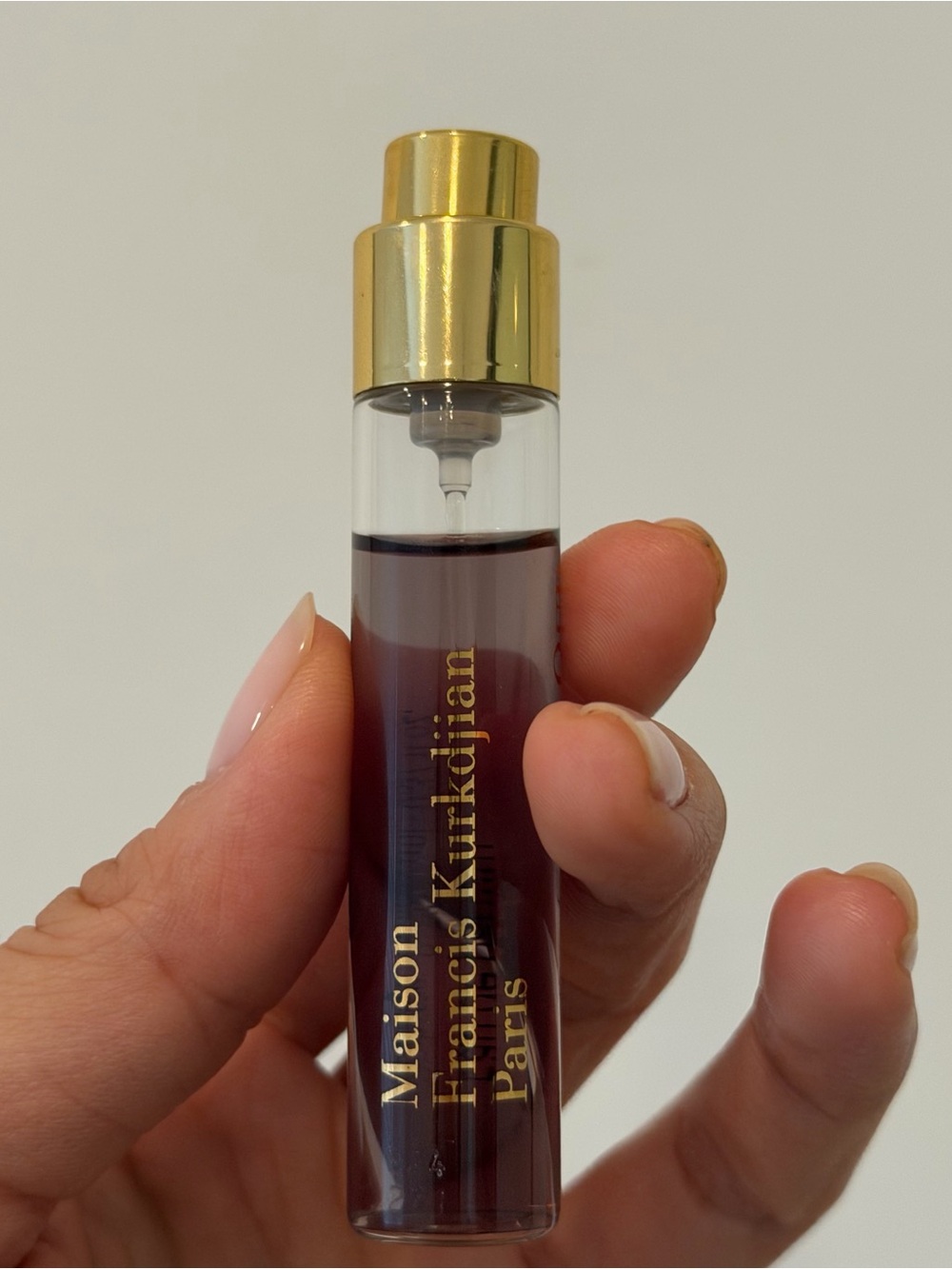 maison francis kurkdjian oud rose travel perfume